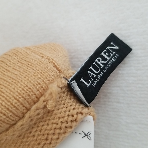 New Ralph Lauren Intarsia Logo Tech Glove - Picture 7 of 8